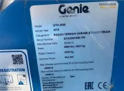 2018 Genie GTH2506 compact telehandler with 2.5-ton lift capacity, 6-meter reach, and 4WD for construction, industrial, and agricultural material handling.