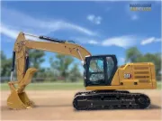 2023 Caterpillar 320 Next Gen hydraulic excavator with integrated Cat Grade 2D technology, high-efficiency hydraulic pumps, and fuel-saving engine for heavy-duty earthmoving.