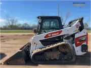 2024 Bobcat T66 compact track loader with vertical lift path, redesigned R-Series cab, and cast-steel loader arm for superior lifting and grading performance.