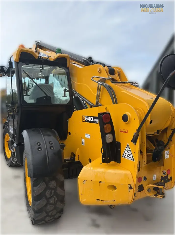 Ładowarka teleskopowa JCB 540-140 z 2019 r., 108 KM, 2853 godziny, wysokość podnoszenia 14 m, doskonały stan techniczny.