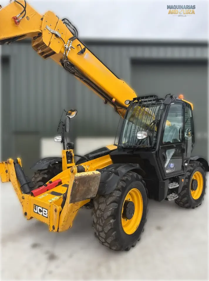 Ładowarka teleskopowa JCB 540-140 z 2019 r., 108 KM, 2853 godziny, wysokość podnoszenia 14 m, doskonały stan techniczny.