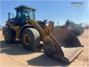 2016 Caterpillar 950M Wheel Loader with ACERT engine, high-lift linkage, and Performance Series bucket for heavy construction and quarry applications.