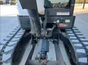 2017 Bobcat E55 mini excavator for sale, 5.5-ton conventional tail swing excavator for heavy-duty digging and lifting at Maquinaria Andaluza de Ocasion SL.