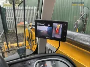 2019 JCB 535-95 telehandler with 3.5-ton lift capacity, 9.5-meter reach, and EcoMAX engine for high-reach construction and industrial applications.