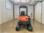 2020 Kubota U27-4 mini excavator with zero tail swing, Kubota original direct injection engine, and spacious cab for professional excavation in confined urban areas.