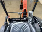 2020 Kubota U27-4 mini excavator with zero tail swing, Kubota original direct injection engine, and spacious cab for professional excavation in confined urban areas.