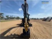2024 Caterpillar 305 CR mini excavator with compact radius, stick steer travel mode, and high-performance hydraulics for precision digging and utility work.
